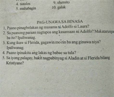 NATALOS (Tagalog).